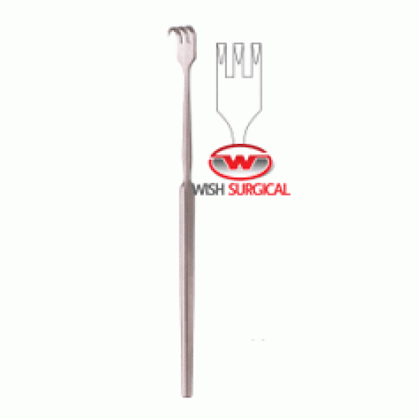 Hook Retractor Hook, Sharp 16cm