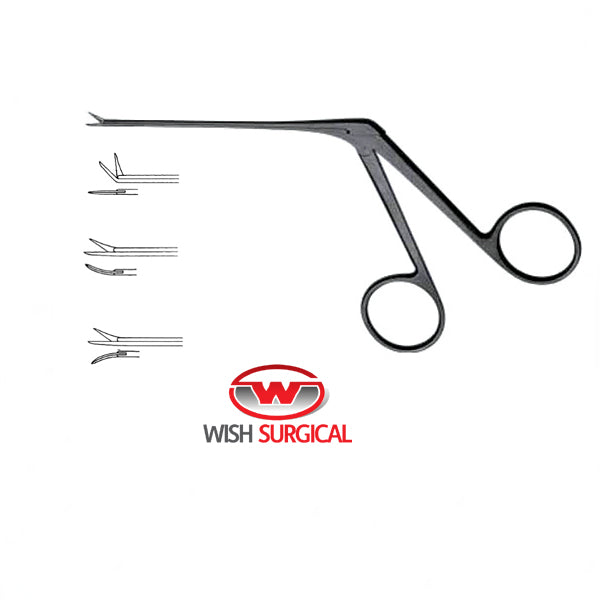 Shea-Bellucci Micro Ear Scissors, Black, 8cm